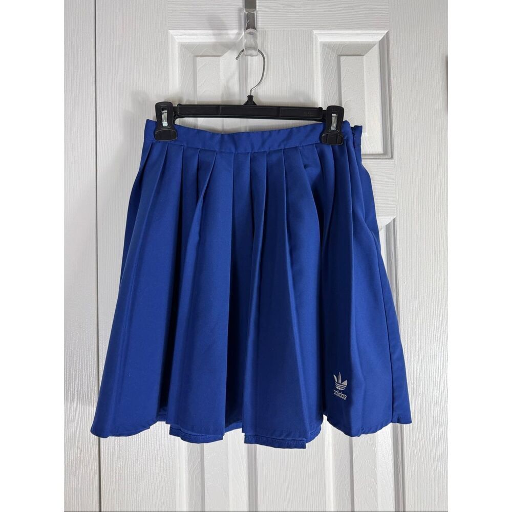 Adidas Women’s Originals Royal Blue Pleated Tennis Skirt Size 6
